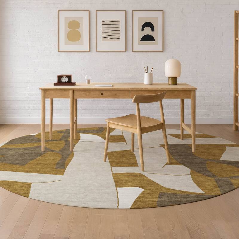 Machine Washable Indoor/ Outdoor Modern Crestone Chantille Rug