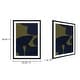preview thumbnail 7 of 5, NADAAL STUDIOS Remiel II, Abstract Framed Print, Olive & Navy