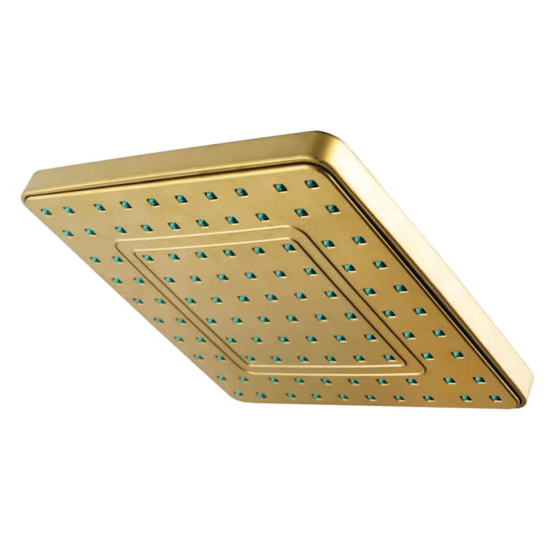 Kingston Brass KY464 Claremont 1.8 GPM Single Function Rain Shower - Brushed Brass