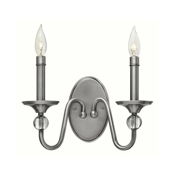 Hinkley Lighting 2 Light Double Wall Sconce from the Eleanor - Bed Bath ...
