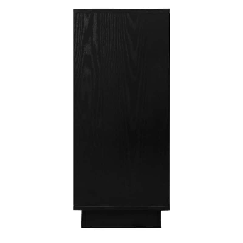 2 Storage Cabinet with Glass Door