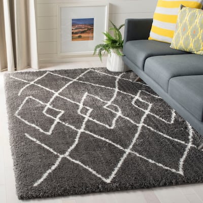 SAFAVIEH Handmade Flokati Dogg Shag Solid Polyester Rug