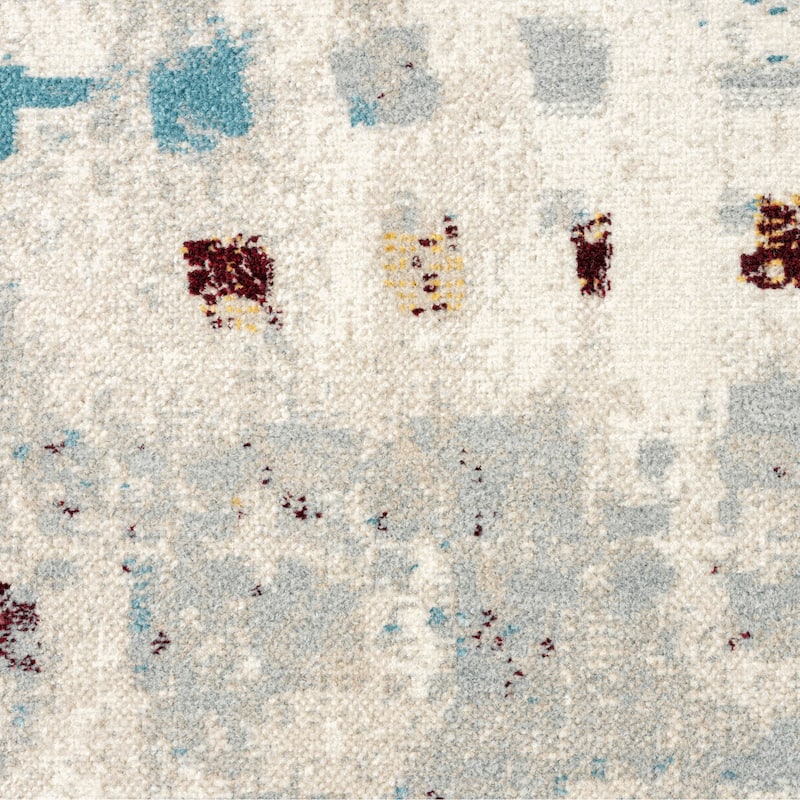 Everwash Treasure Eloise Modern Geometric Machine Washable Area Rug