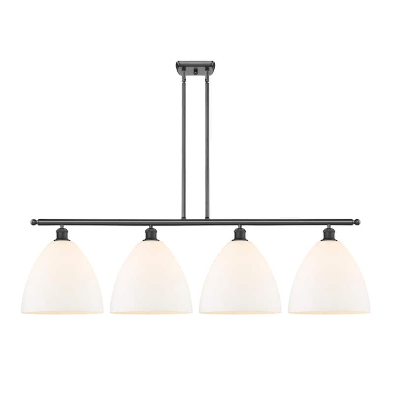Innovations Lighting 516-4I-14-50 Bristol Linear Bristol 4 Light 50" - Matte Black / Matte White