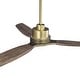 preview thumbnail 16 of 18, Parrot Uncle 56" Transitional Brass Solid Wood Diammable Ceiling Fan with Light and Remote