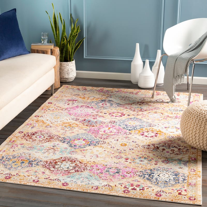 Artistic Weavers Jaul Distressed Moroccan Patchwork Area Rug - 2'9" x 10'3" - Burnt Orange