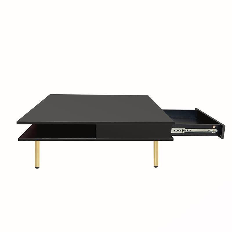 Particle Board Coffee Table With Drawers