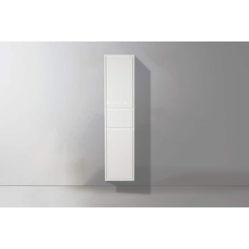 Morava 16'' Wall Mounted Linen Cabinet