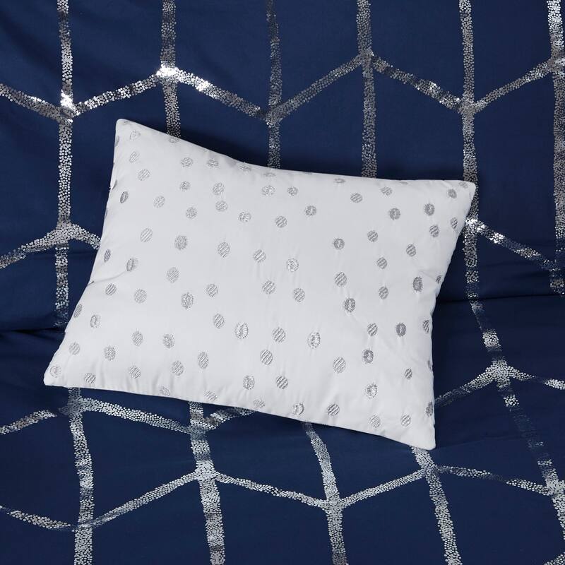 Intelligent Design Khloe 5-pc. Metallic Printed Comforter Set