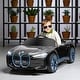 preview thumbnail 10 of 15, 12V Licensed BMW i4 Kids Electric Ride-On Car with Remote Control, Music, Lights, Suspension, Horn, for Boys & Girls Ages 3-6 Black