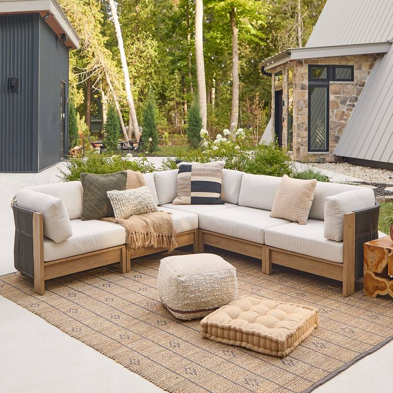Stratton Armless Outdoor Chair With Sunbrella® Cushions