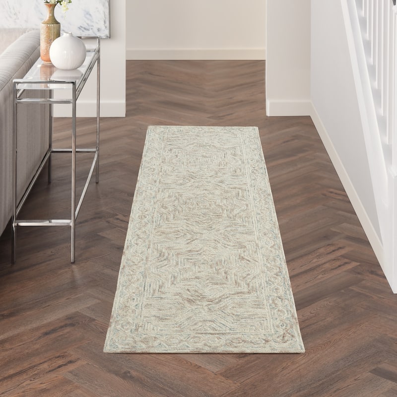 Nourison Linked Modern Geometric Area Rug