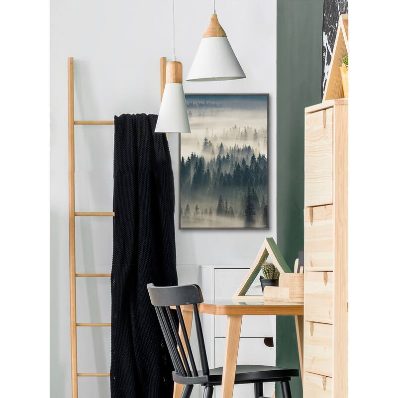 Come to the Woods Floater Framed Print on Canvas