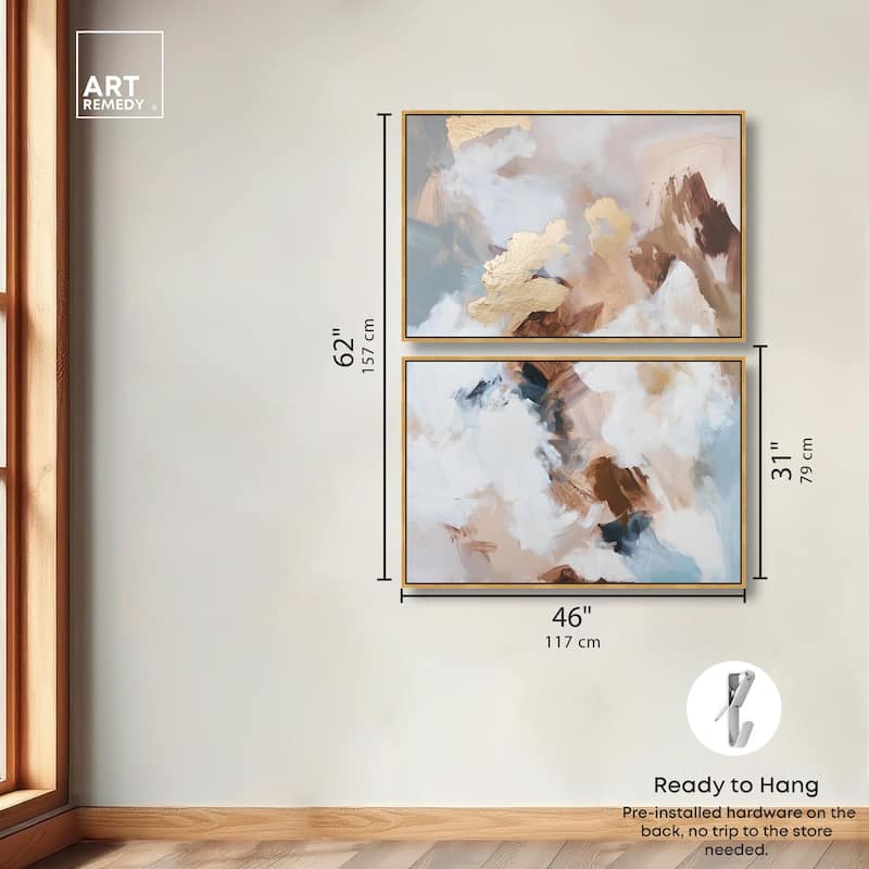 Earth's Palette II Canvas Set of 2 by Art Remedy