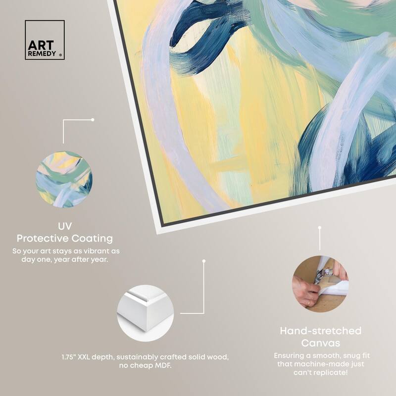 Entangled Embrace I Canvas by Art Remedy