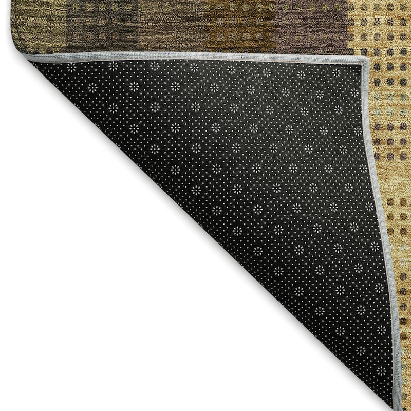 Premium Washable Super Soft Modern Plaid Mayfield Rug