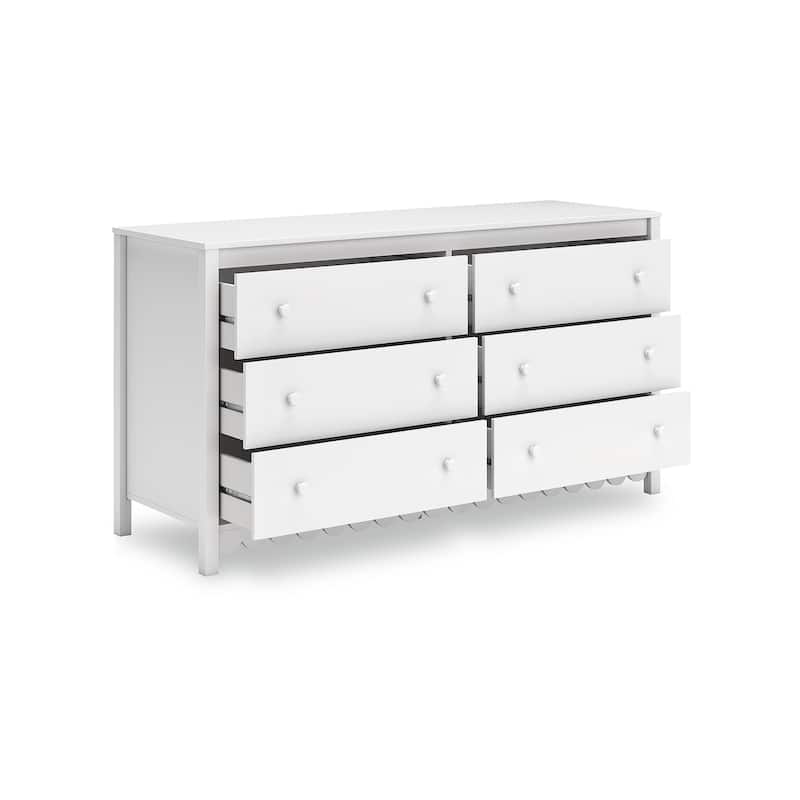 Signature Design by Ashley Hallityn White Dresser