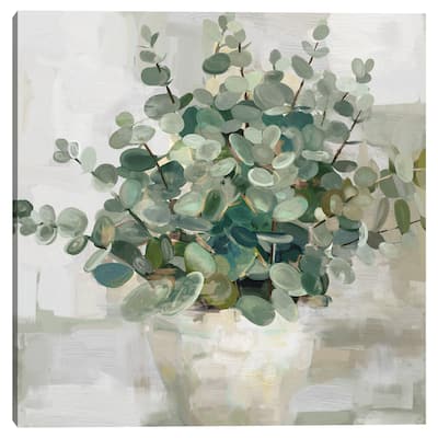 Eucalyptus Pot I by Studio Arts Canvas Art Print