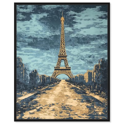 Textured Paris Embroidery Canvas by Art Remedy