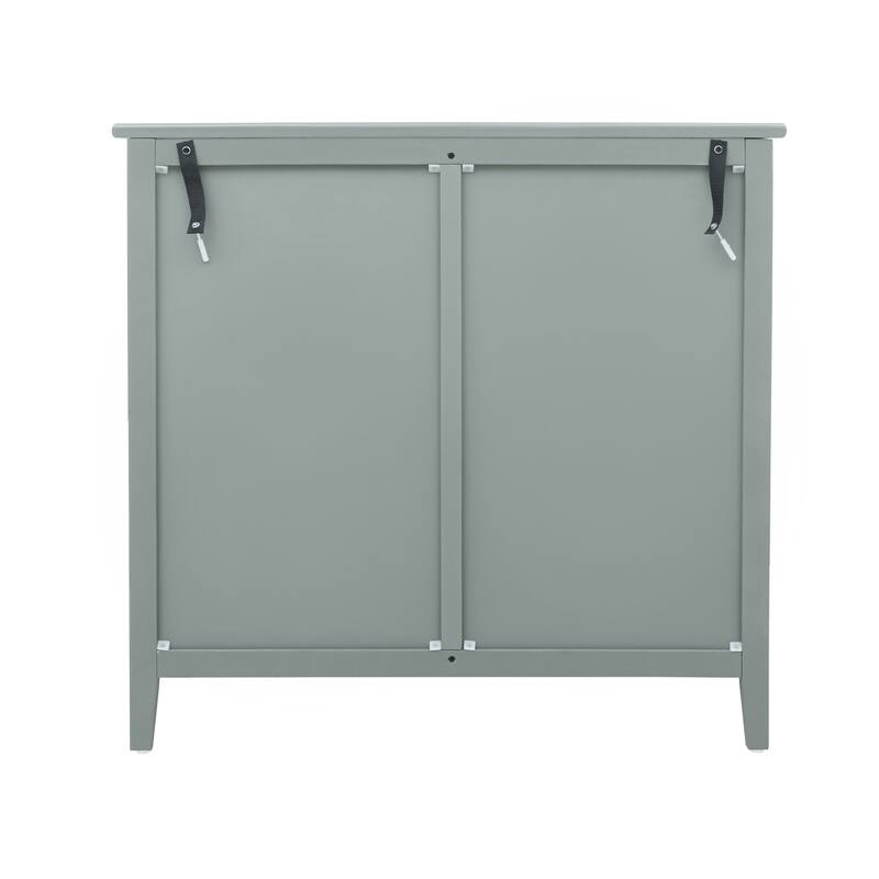 American Style 3-Drawer Vertical Chest Cabinet with Golden Handle for bedroom, living room