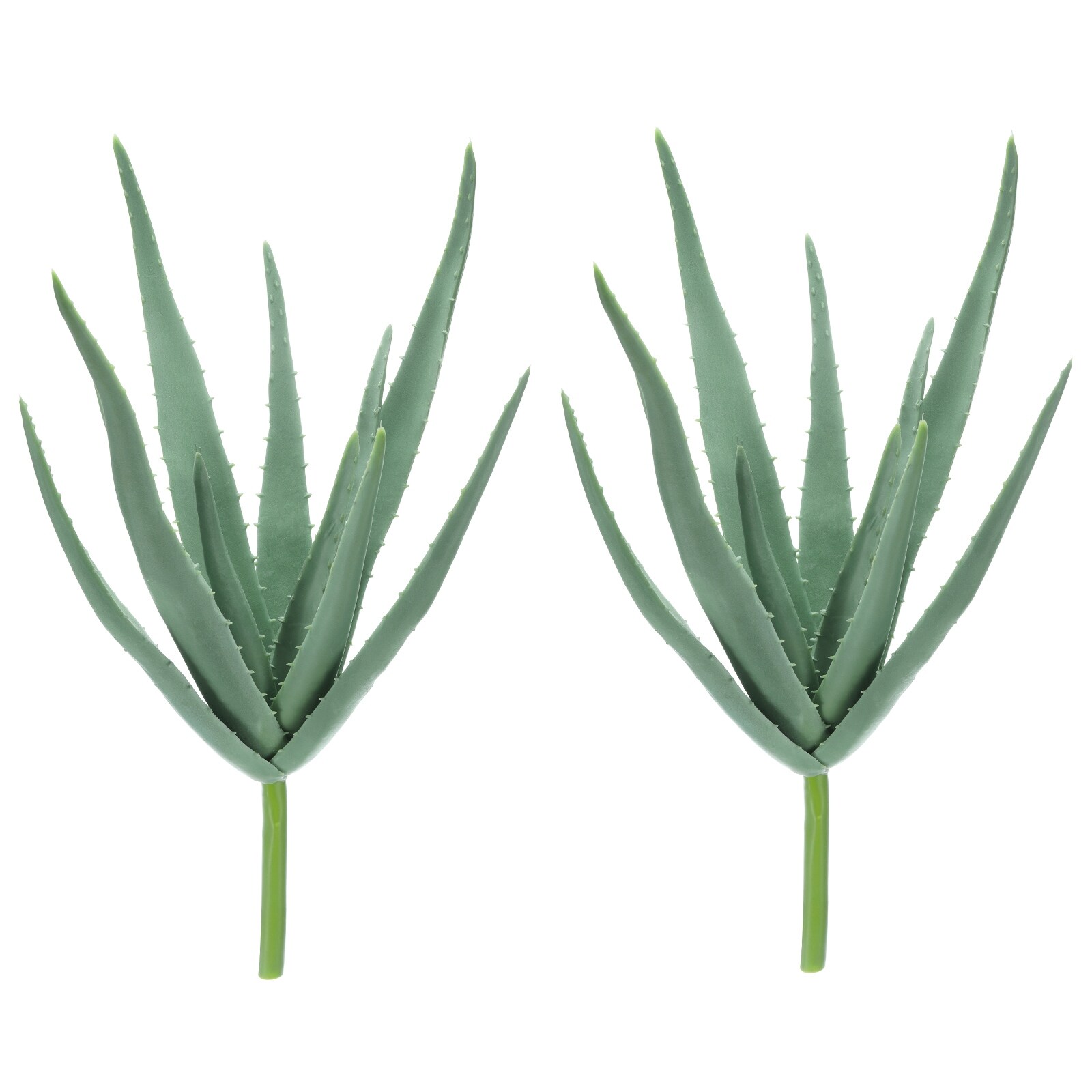 Artificial Plants, 2 Pack Plastic Fake Plants Faux Aloe Plant Unpotted -  Green - Bed Bath & Beyond - 41635237