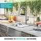 preview thumbnail 15 of 30, Kraus 15 in. Topmount Workstation Stainless Steel Outdoor Kitchen Sink