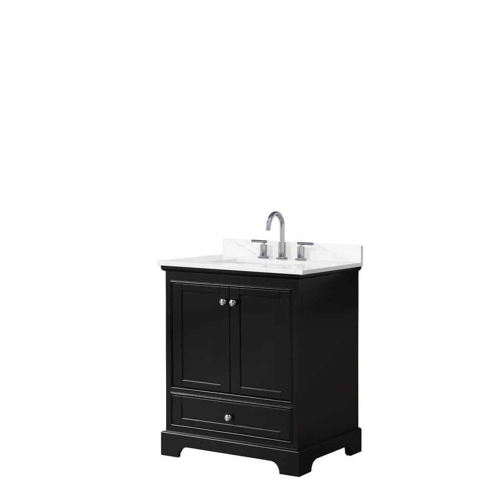 Deborah 30-inch Single Vanity, Quartz Top