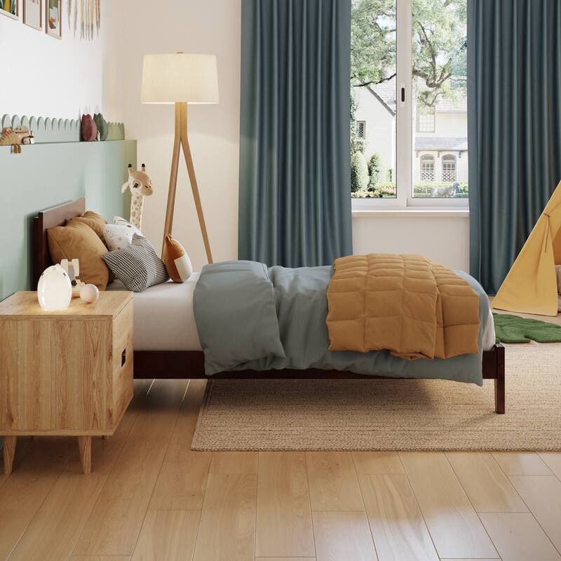 AFI, Orlando Solid Wood Low Profile Platform Bed
