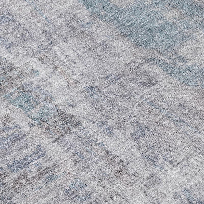 Machine Washable Indoor/ Outdoor Muted Ombre Chantille Rug