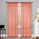 preview thumbnail 40 of 48, Superior Jackson Striped Machine Washable Sheer Curtains, Set of 2