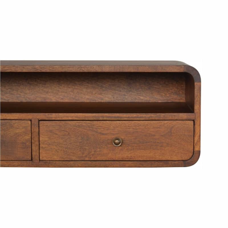 Artisan furniture Floating Chestnut Open Console