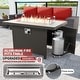 preview thumbnail 66 of 125, Kullavik 13 Pieces Outdoor Patio Furniture Set with Fire Pit Table w/ Wide Armrests