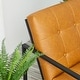 preview thumbnail 109 of 108, Glitzhome Set of Two 30.5"H Mid-Century PU Leather Tufted Accent Chairs