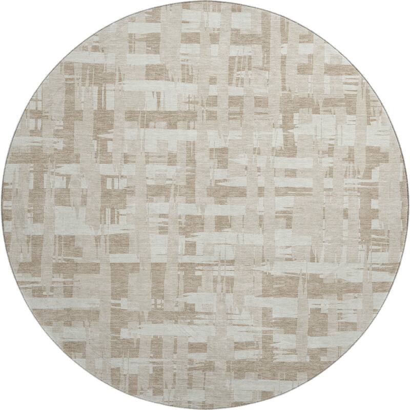 Premium Washable Super Soft Contemporary Plaid Mayfield Rug