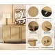 preview thumbnail 3 of 5, Large Buffet Cabinet with Handcrafted Pop-Up Doors for Dining Room