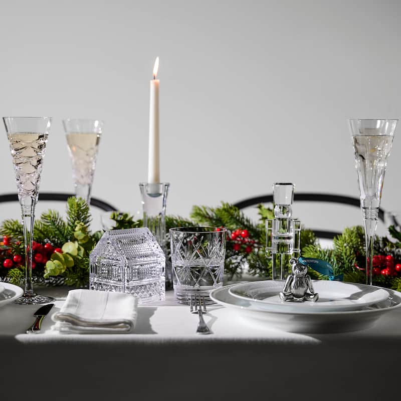 Waterford Winter Wonders Double Old Fashioned, Snowflakes, Set of 2