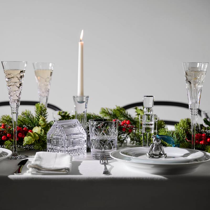 Waterford Winter Wonders Flutes, Snowflakes, Set of 2