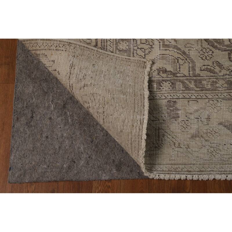 Tabriz Persian Vintage Area Rug Handmade Traditional Wool Carpet - 8'11" x 12'4"