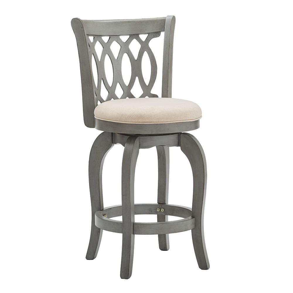 Verona Swivel 24-inch Counter Height Stool by iNSPIRE Q Classic