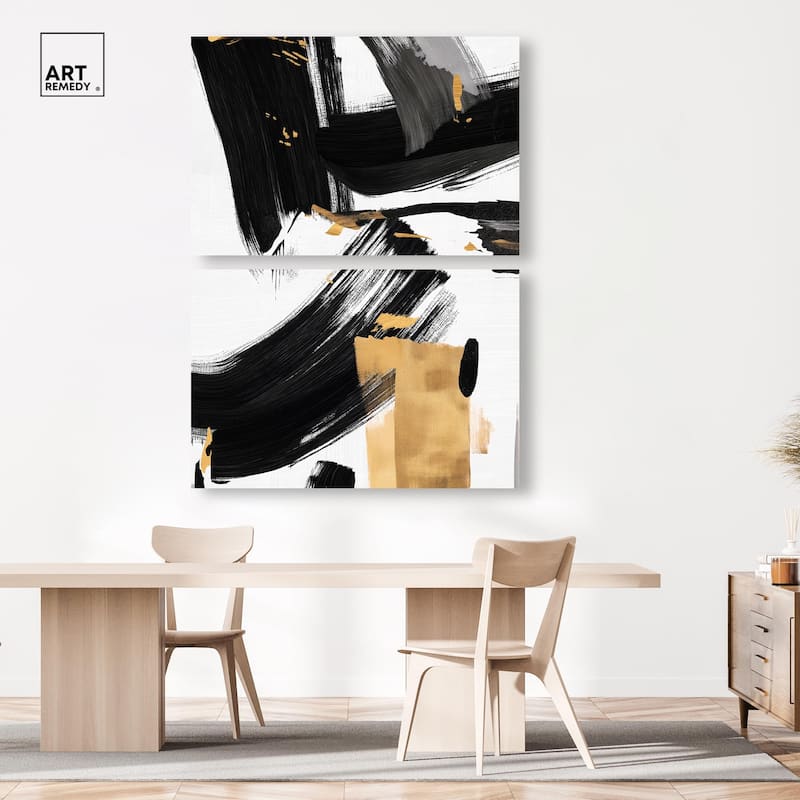 Refined Simplicity Canvas Set of 2 by Art Remedy, Gallery Wrapped