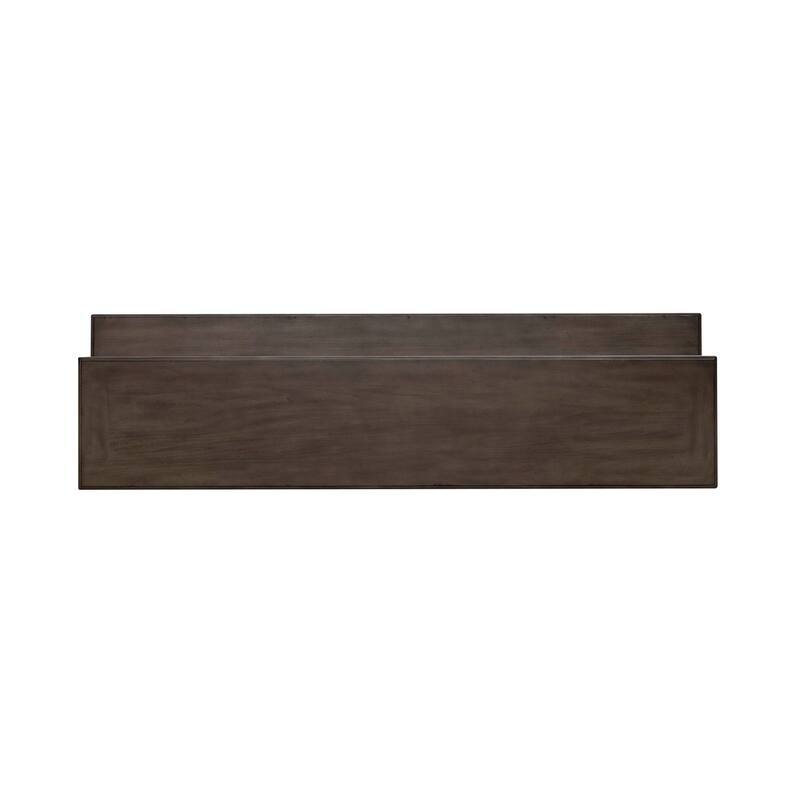 Ocean Isle Antique White & Weathered Pine Console Table