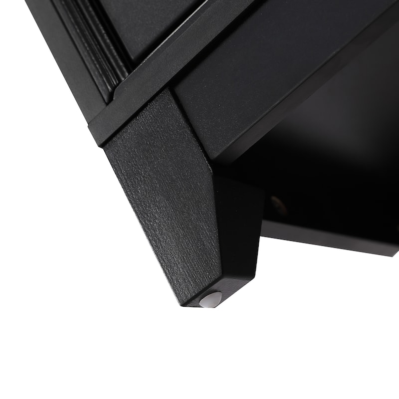 TV Stand for TVs up to 65 Inches with Solid Wood Legs - 59.1" D x 17.9" W x 33.1" H