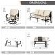 preview thumbnail 37 of 66, MAISON ARTS 5/7/9-Seat Patio Conversation Set, Outdoor Sofa Set with Single Sofa Chairs, 3-Seater Sofa, Ottoman and Coffee Table