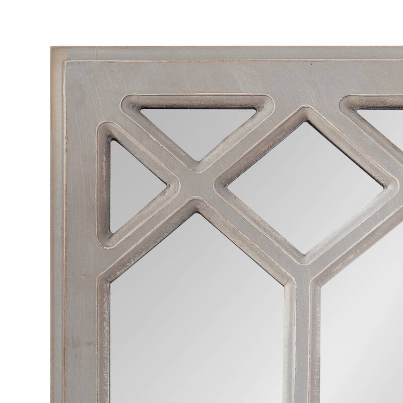 Kate and Laurel Gramlock Wood Wall Mirror - 13x48