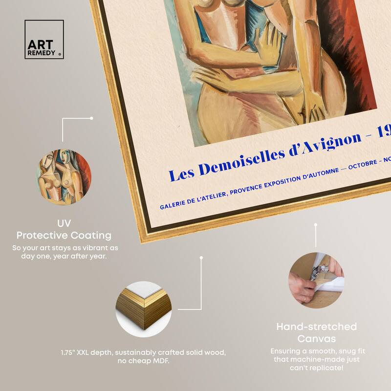 Picasso's Avignon Canvas by Art Remedy