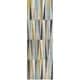 preview thumbnail 4 of 3, Livabliss Oasis Mid-Century Modern Geometric Area Rug Blue - 2' 6" x 8'