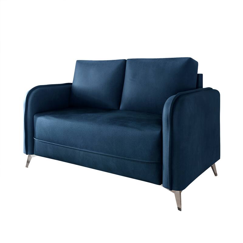 CraftPorch Luxurious Velvet Upholstered Loveseat - N/A