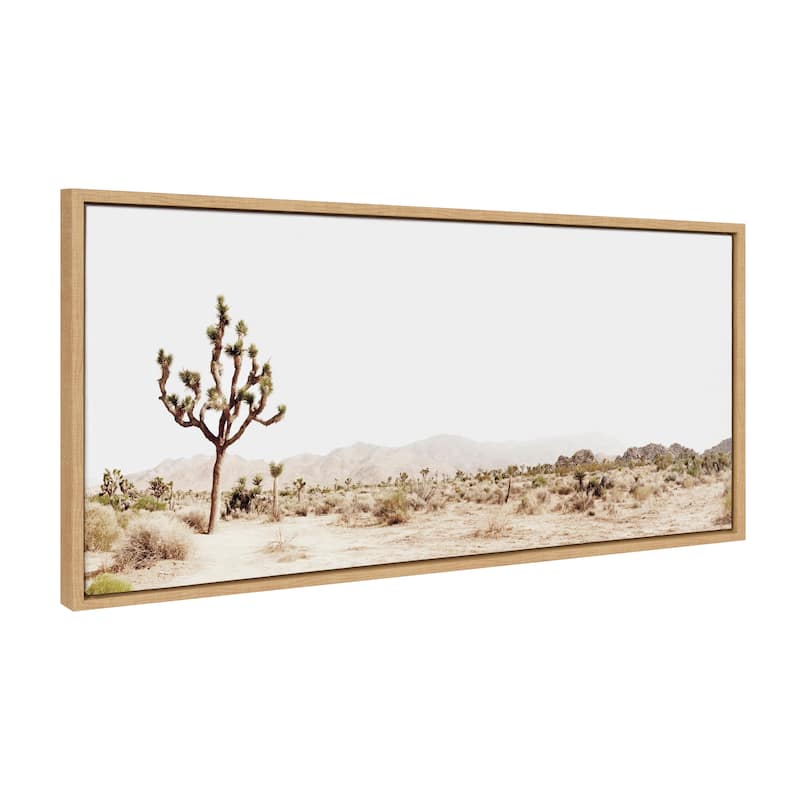 Kate and Laurel Sylvie Joshua Tree Framed Canvas by Amy Peterson