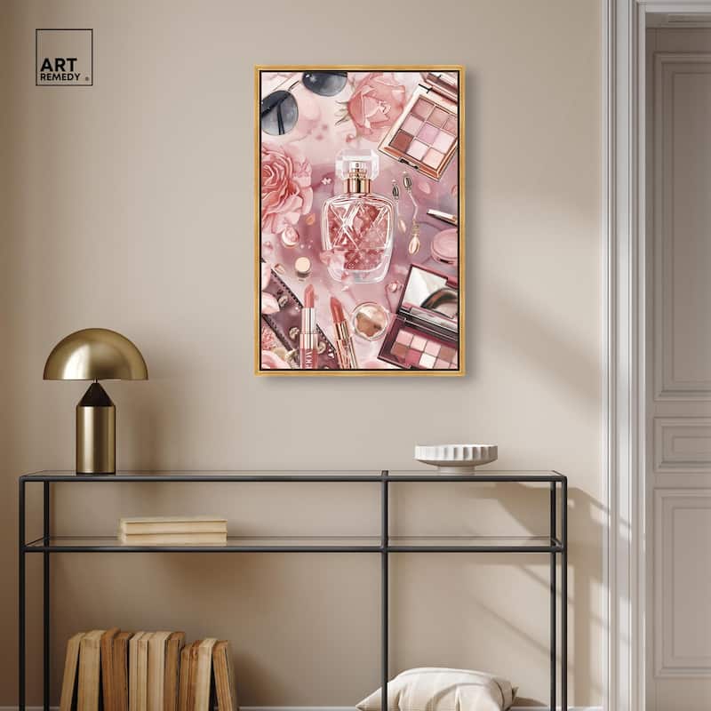 Glam Sparkle Lay Out II Canvas by Art Remedy
