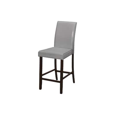 Dining Chair, Set Of 2, Counter Height, Upholstered